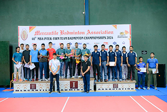 Under 40th MBA Inter Firm Team Badminton Championships 2024